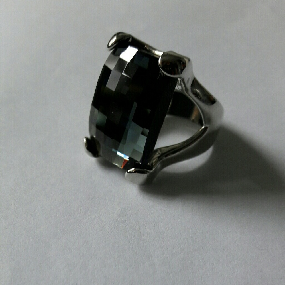 Blue grey ring